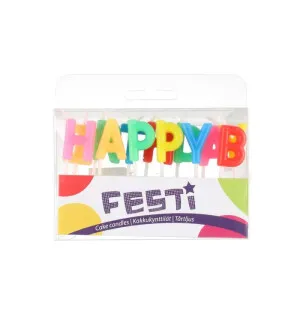 Tårtljus Happy birthday image