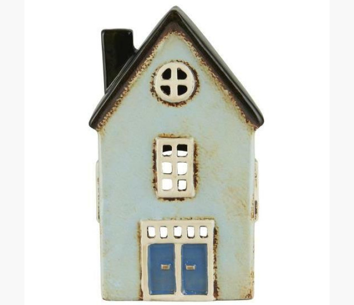 Ib Laursen lykthus ljusbla svart tak image