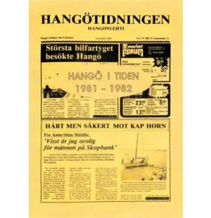 Hangö i Tiden 1981-1982 kuva