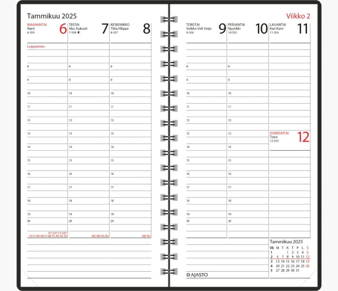 Agenda musta 2025 1 kuva