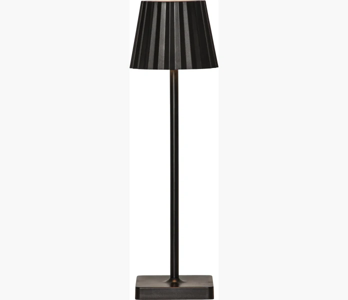 Maia uppladdningsbar bordslampa svart 38cm kuva