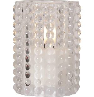 Flamme Dotty LED ljus klar 12,5 cm kuva