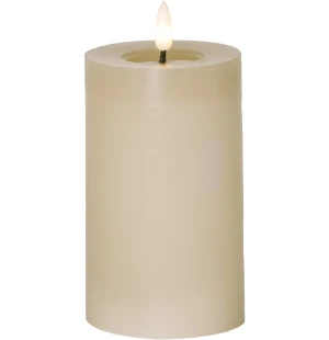 Flamme Flow LED-ljus beige, 15cm kuva