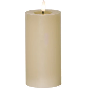 Flamme Flow LED-ljus beige, 17,5cm kuva