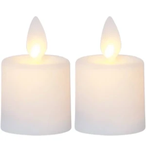 M-Twinkel led ljus 2st. 6 x 4 cm vita kuva