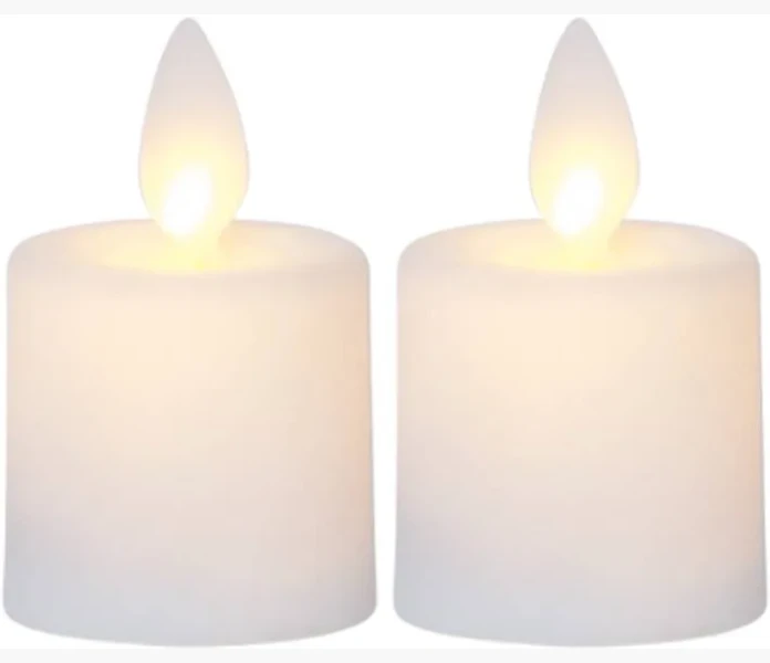 M Twinkel led ljus 2st  6 x 4 cm vita image