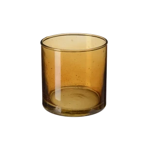 Bruka Design lykta Bubbles amber 15x15cm kuva