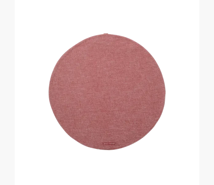 Bruka Design Tablett vaxduk rund Linne mix rod image