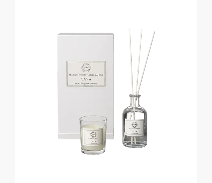 Doftljus Doftpinne mini Gift Box BRUKA Cava Vit kuva