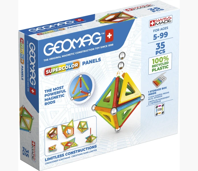 Geomag paneler 35 bitar 5+ kuva