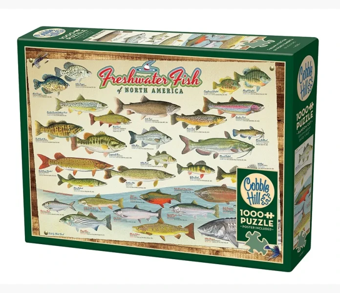 Pussel Freshwater Fish of North America 1000 bit kuva