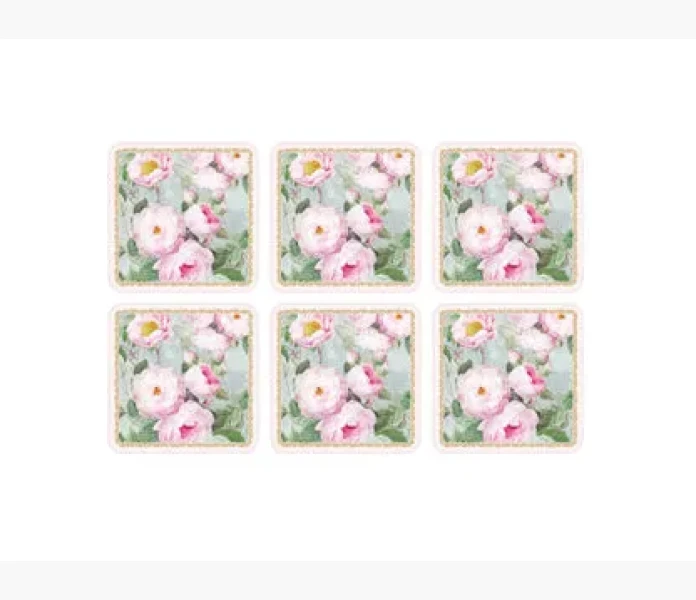 Glasunderlag 6st rosor image
