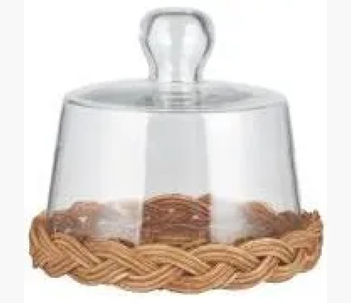 IB Laursen Glaskupol pa rottingbotten 125cm hog image