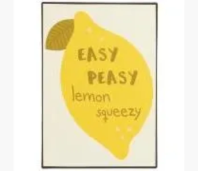 IB Laursen Metallskylt Easy Peasy 20x14cm kuva