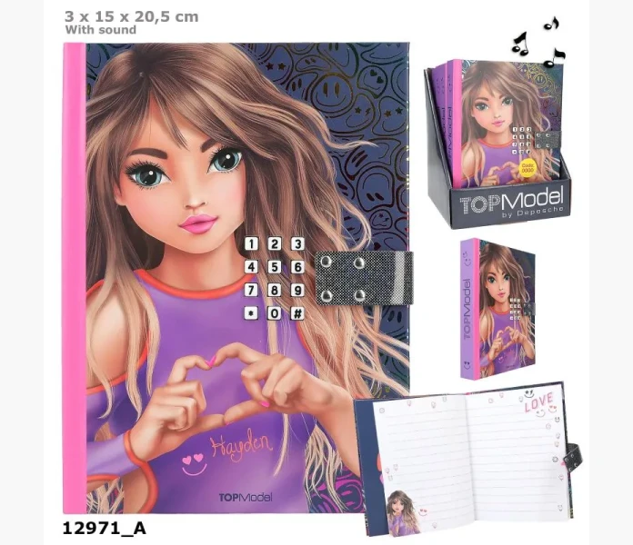 TopModel Dagbok m  kod musik Night Light kuva