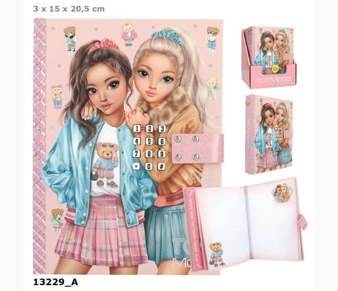 TopModel Dagbok m  kod musik Team Teddy image