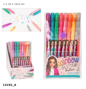 TopModel Glittergelpennor 8st kuva