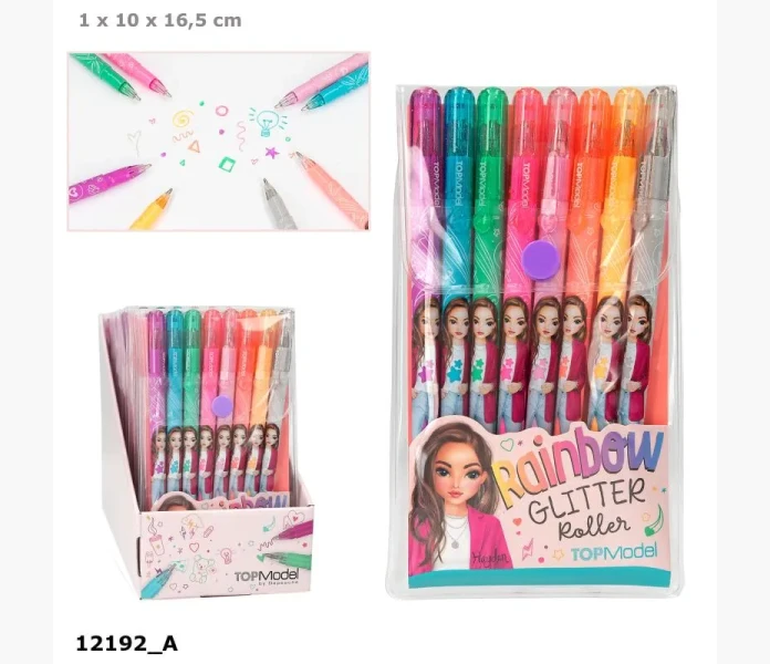 TopModel Glittergelpennor 8st image