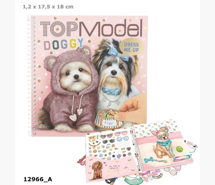 TOPModel Dress Me Up Doggy stickersbok image