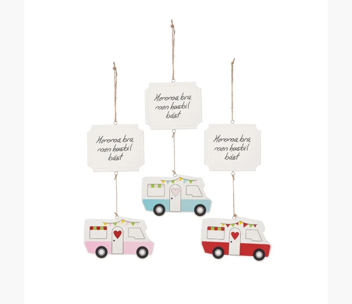 skylt Hemma bra husbil bast 15x35cm image