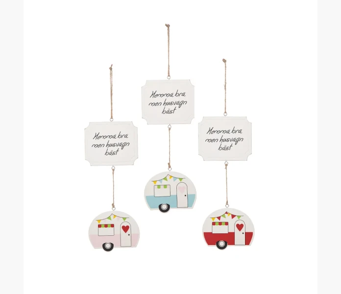 skylt Hemma bra husvagn bast 12 35cm image