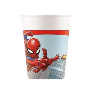 Pappersmugg spiderman 8st 200ml image