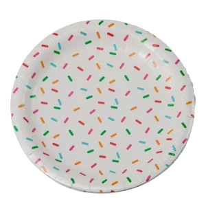 Pappersfat 23cm 6st Sprinkles image