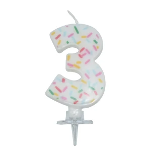 Tårtljus nr3 sprinkles image