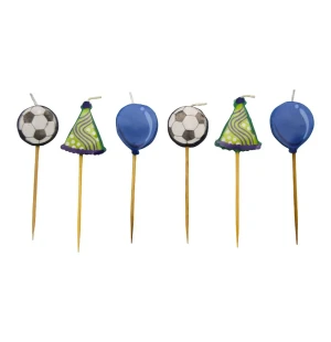 Tårtljus fotboll 6st image