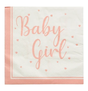 Servietter baby girl 16st image