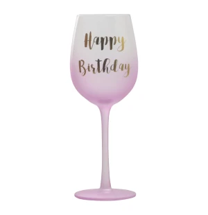 Födelsedagsvinglas, rosa image