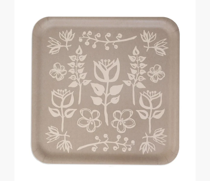 Bricka Taikapuutarha ljus 33x33cm kuva