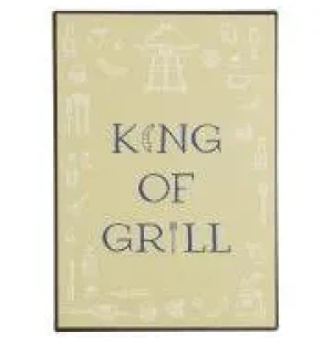 IB Laursen Metall Skylt King of Grill kuva