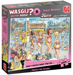 Wasgij 9 retro super models 1000bit image