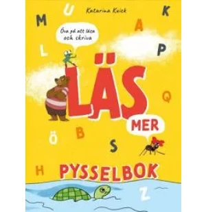 Läs mer pysselbok. Öva på att läsa och skriva kuva