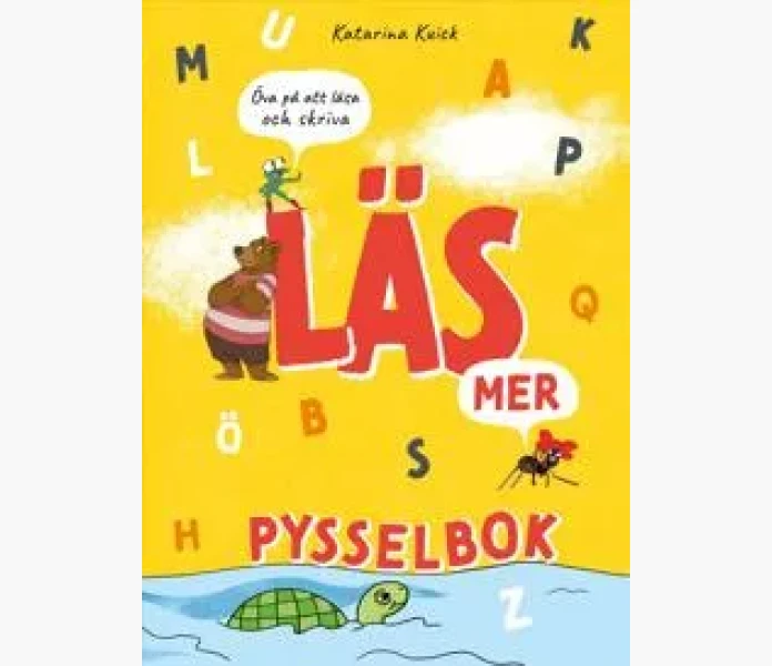las mer pysselbok ova pa att lasa och skriva kuva