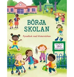 Börja skolan, pysselbok med klistermärken kuva