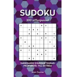 Sudoku. 300 sifferpussel. Varierande svårighetsgr image