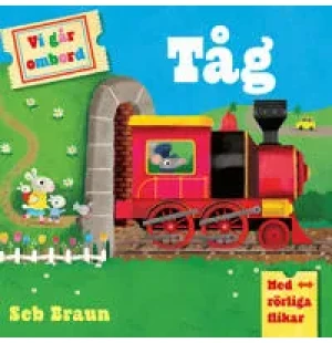 Vi går ombord. Tåg, med rörliga flikar. image