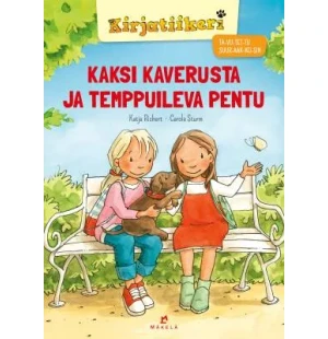 Kaksi kaverusta ja temppuileva pentu image