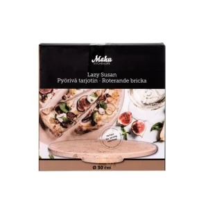 Maku Roterande bricka, marmor diam. 30 cm image