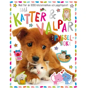 Små katter & valpar. Pysselbok image