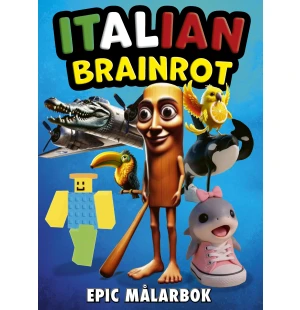 Italian Brainrot Epic målarbok image