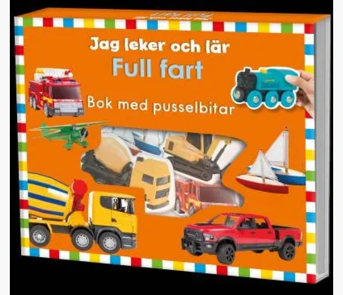 Full fart bok med pusselbitar kuva