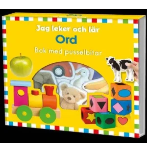 Jag leker och lär: ord - bok med pusselbitar kuva