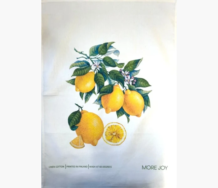 Kokshandduk citroner 45x65cm kuva