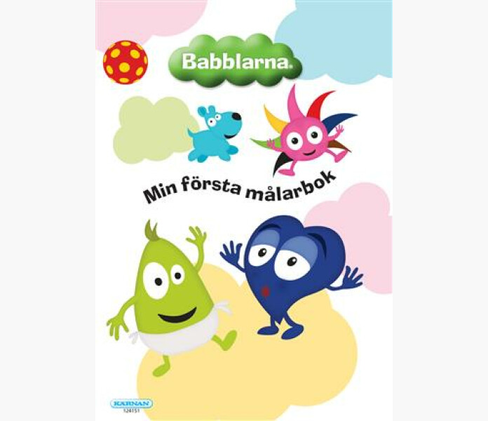 MALARBOK BABBLARNA MIN FORSTA MALARBOK kuva