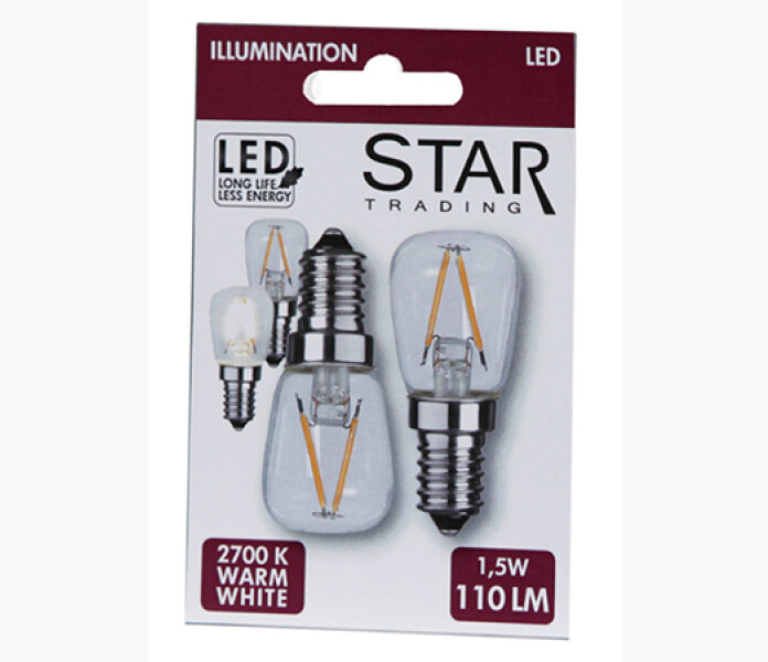Ledlampa E14 filament 2 pack  image
