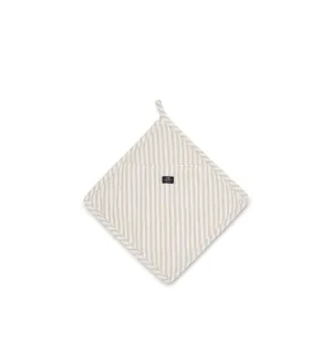 Lexington  Grytlapp Herringbone beige/vit randig image