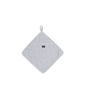 Lexington Grytlapp Herringbone blå/vit randig image